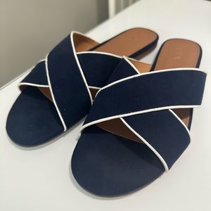 Navy J.Crew Sandals